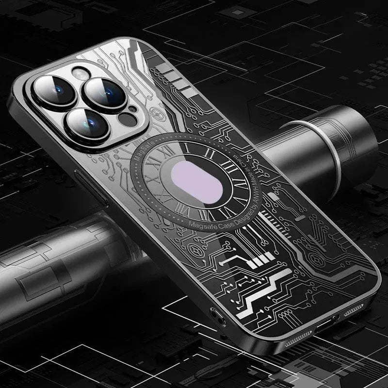 High Permeability Circuit Electroplated Wireless Phone Case - Bellarte Enchanté High Permeability Circuit Electroplated Wireless Phone Case